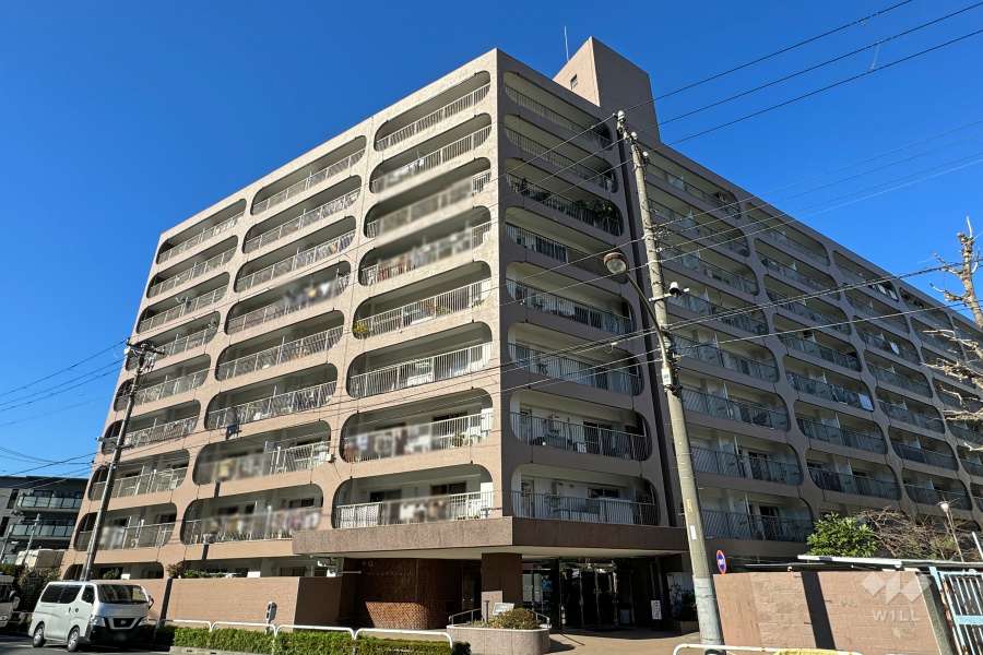 日商岩井東品川マンションの外観（南東側から）