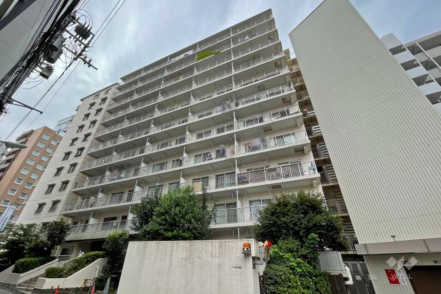 メガロン大井町の外観（北東側から）