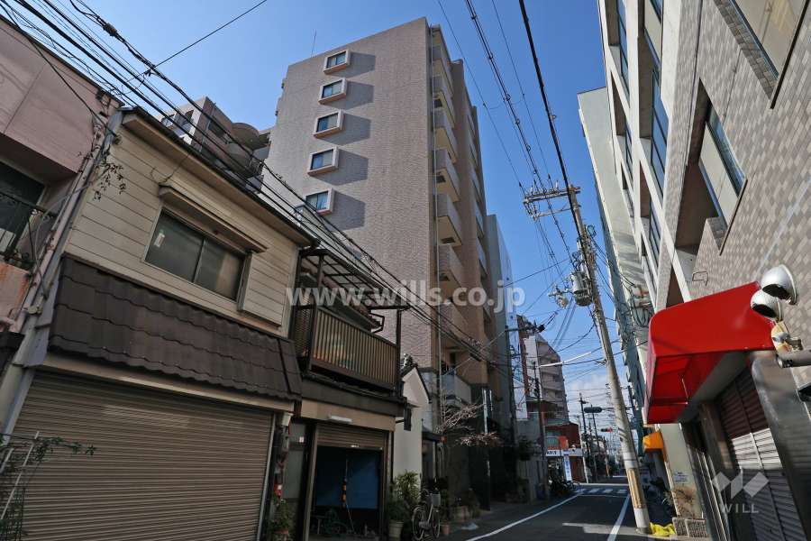 グローバル尼崎立花の外観(北東側から)
