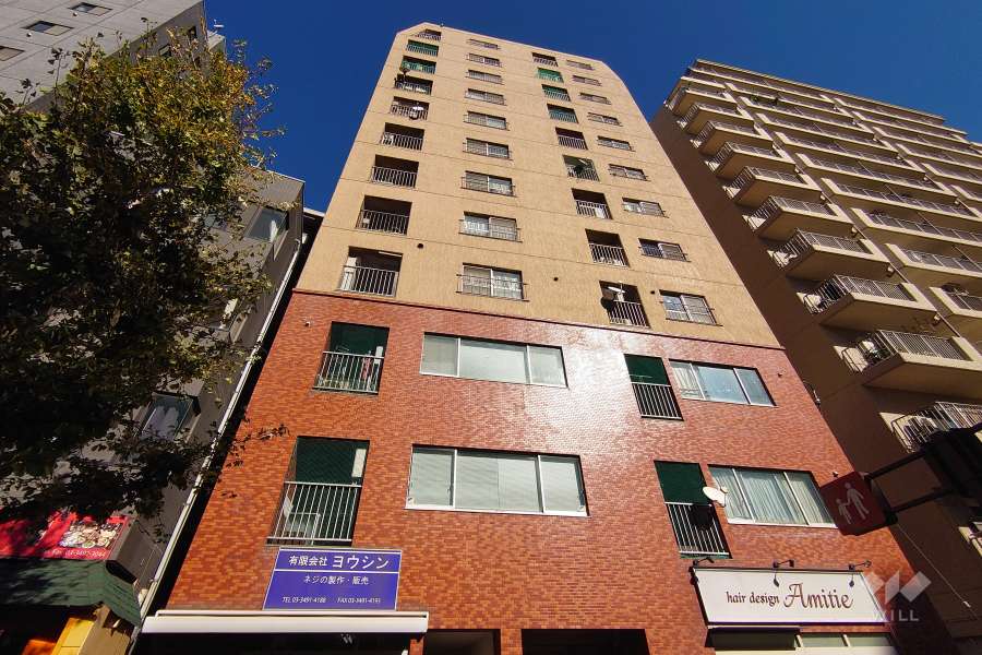 ブリリアンス五反田の外観（南西側から）