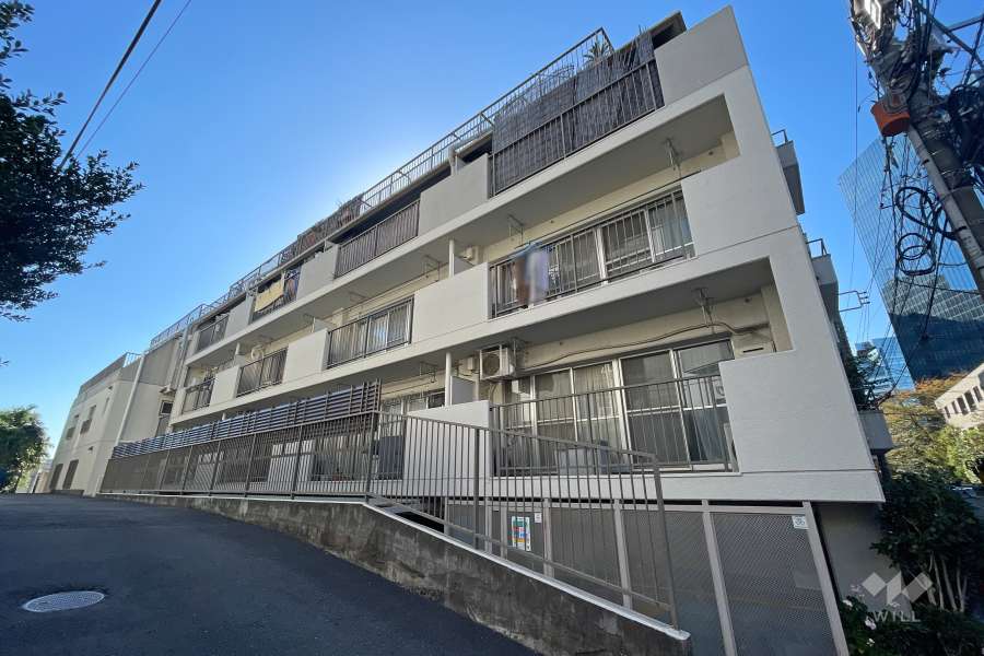 財形第三御殿山マンションの外観（北東側から）