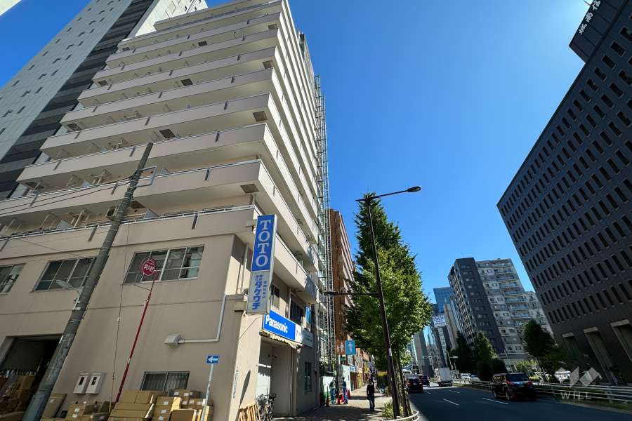 敷地南西側の前面道路