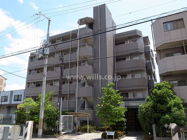 エーベル塚口参番館の外観（北側から）