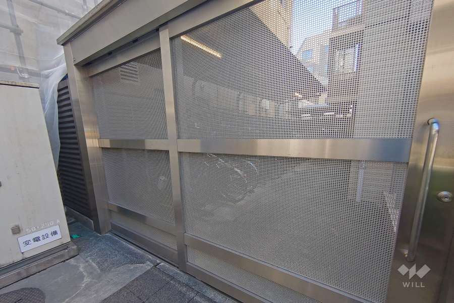 駐輪場の出入り口