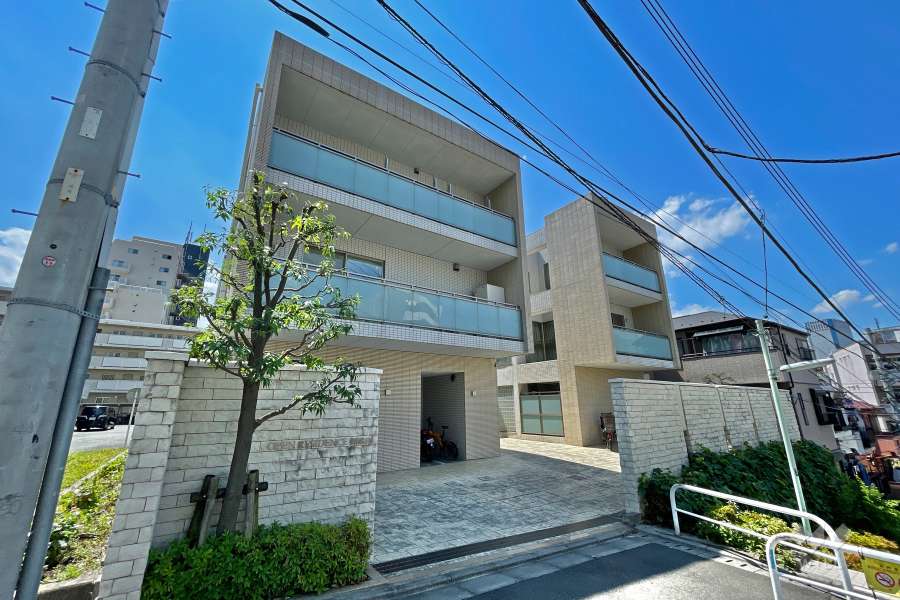 オープンレジデンス御殿山の外観（南東側から）