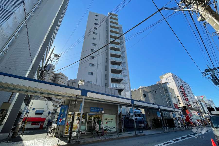 ザパークハウス大井町ウエストコートの外観（北東側から）