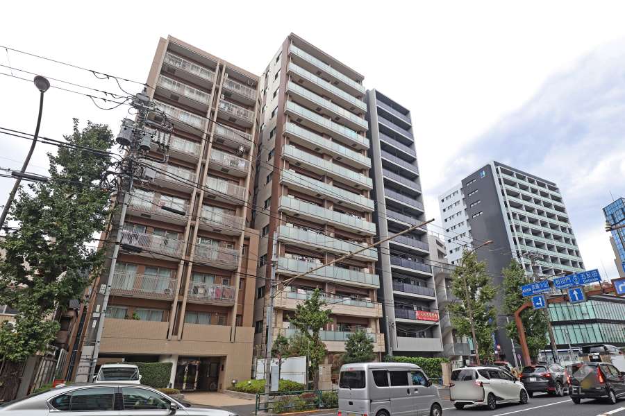 ミオカステーロ武蔵小山２の外観(南東側から)