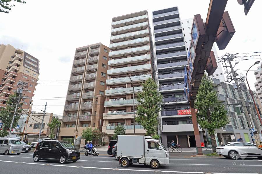 ミオカステーロ武蔵小山２の外観(北東側から）