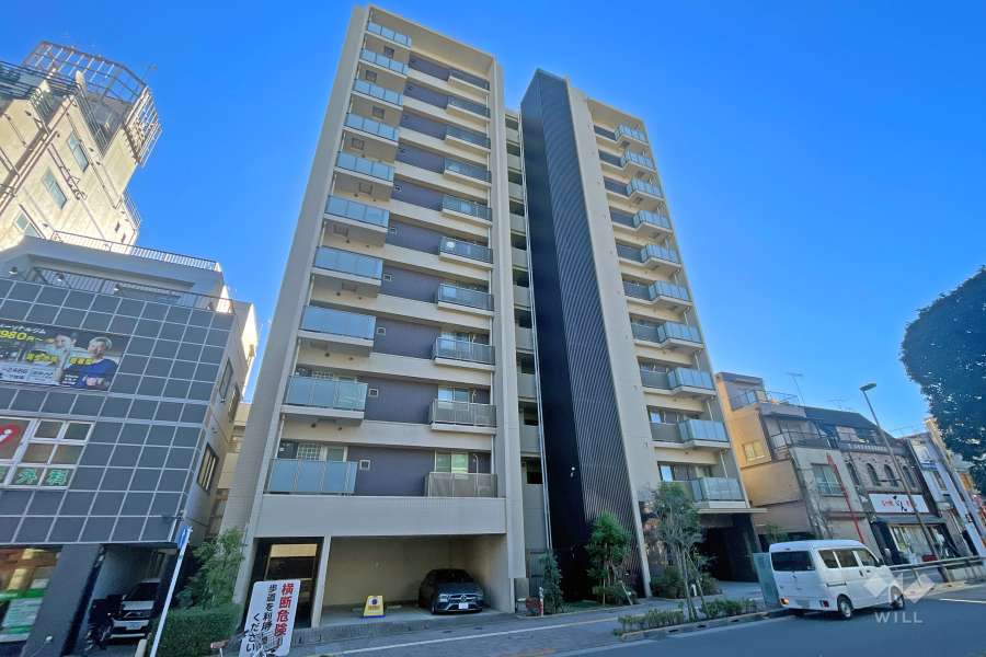 クリオ西小山の外観（北側から）