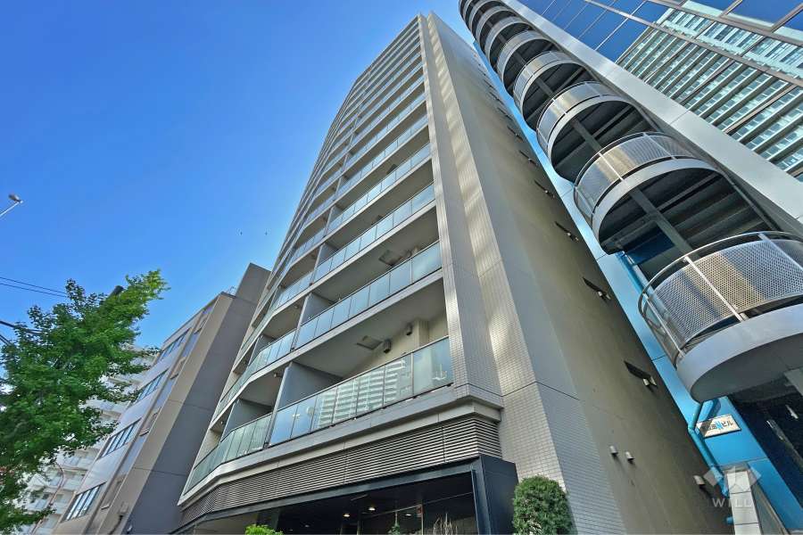 リビオ目黒リバーサウスの外観（南西側から）