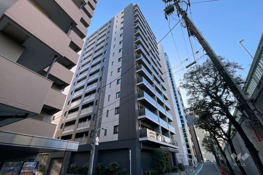 ザパークハウスアーバンス東五反田の外観（北東側から）