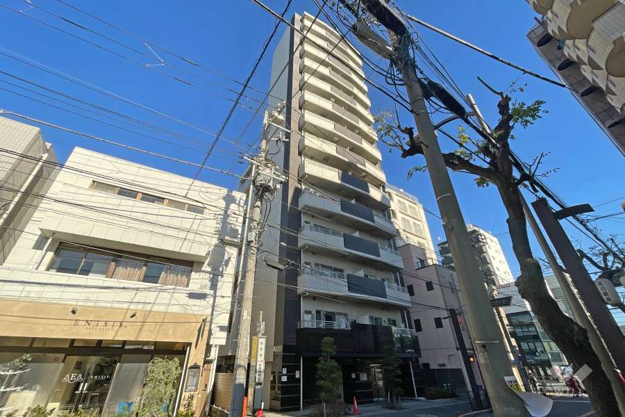 クレア品川サウスシティの外観（南西側から）