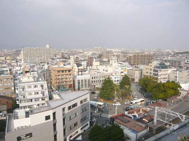 屋上庭園からの眺望