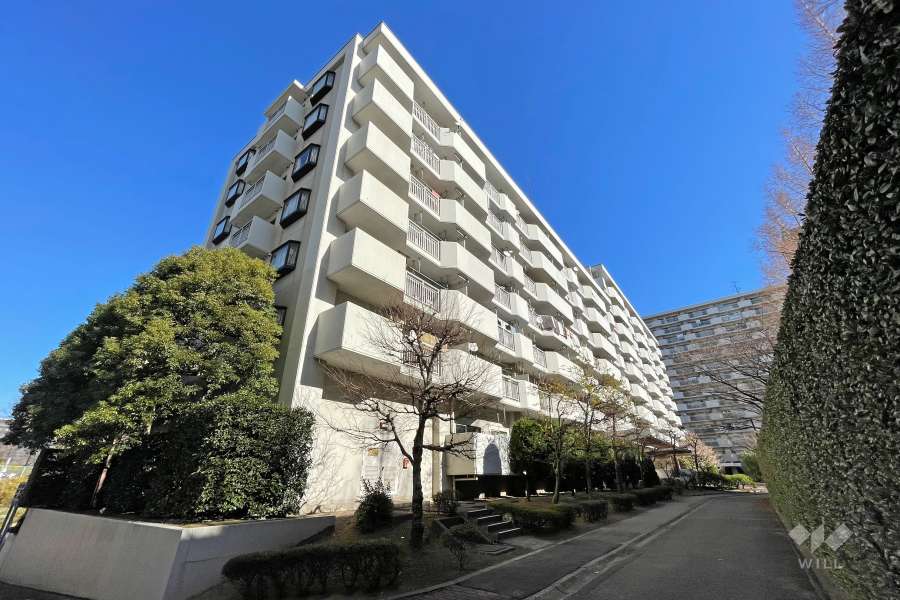 シティコープ八潮台４６号棟の外観（南西側から）