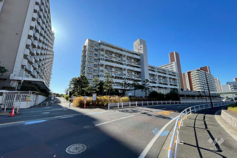 シティコープ八潮台４６号棟の外観（北東側から）