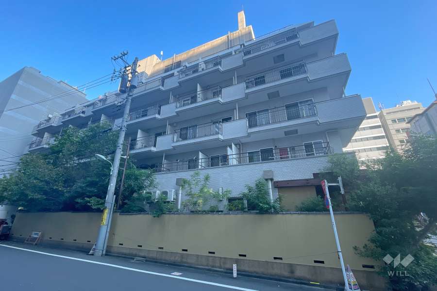 レジェンド五反田の外観（南東側から）