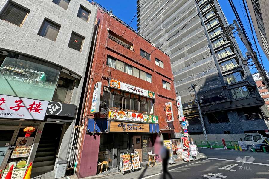 桔梗ハイツ西五反田の外観（南東側から）