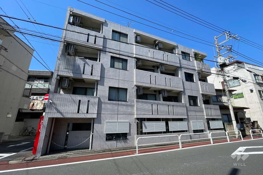 ミリオンコート目黒不動前の外観（南西側から）