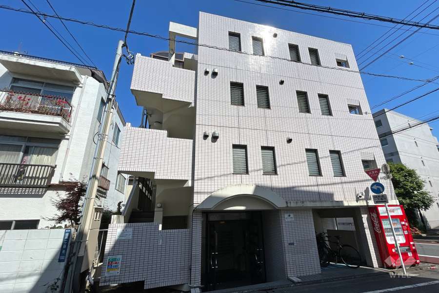 ミリオンコート目黒不動前の外観（北西側から）