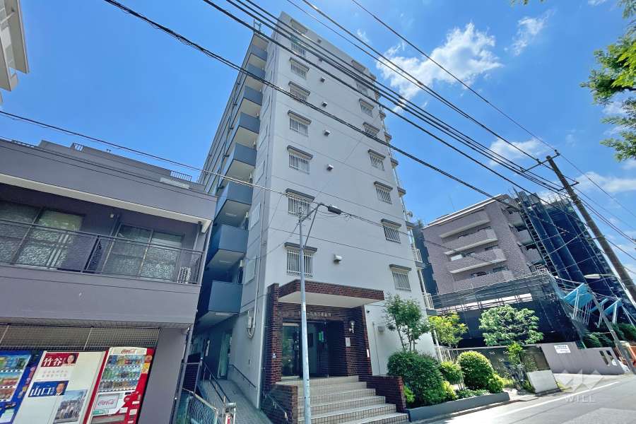 ドミール第3東品川の外観（西側から）