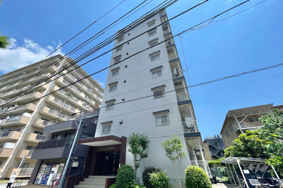 ドミール第3東品川の外観（南西側から）