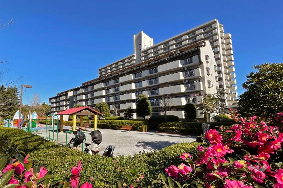 シティコープ八潮浜２１号棟の外観（南西側から）