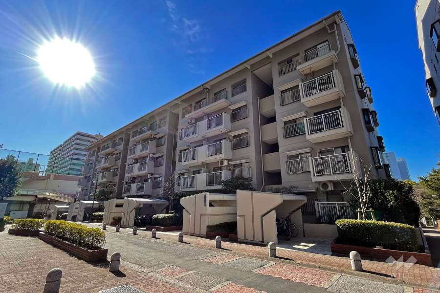 シティコープ八潮浜２１号棟の外観（北東側から）