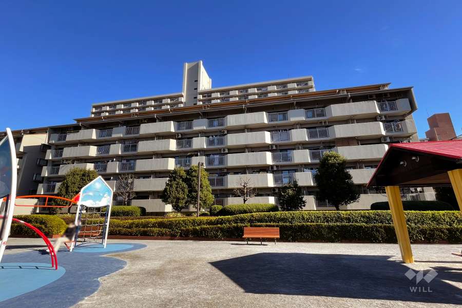 シティコープ八潮浜２１号棟の外観（西側から）