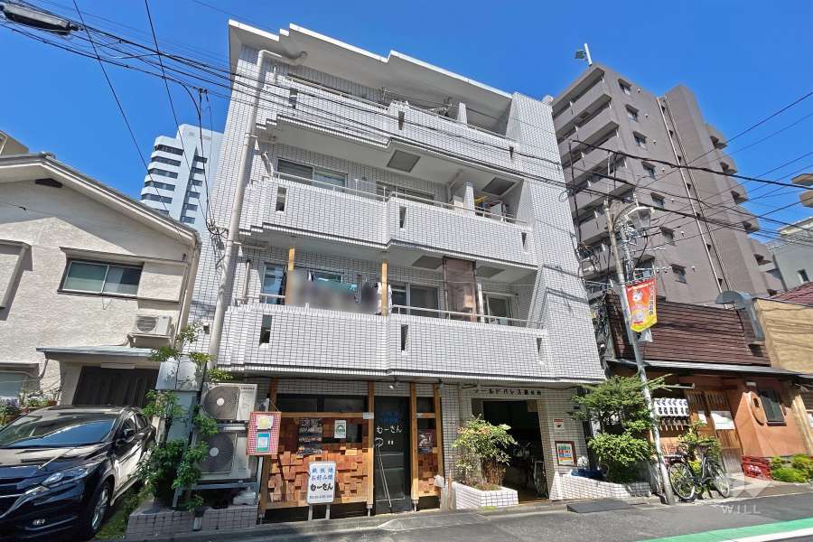 ワールドパレス旗の台の外観（南東側から）