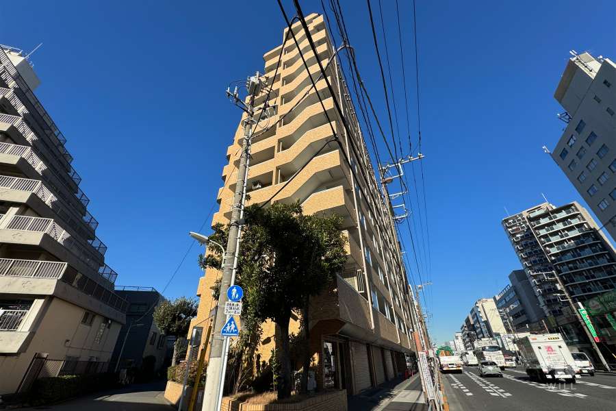 ライオンズマンション南品川の外観（南東側から）