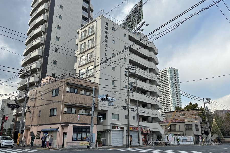 迦葉南品川マンションの外観（南東側から）