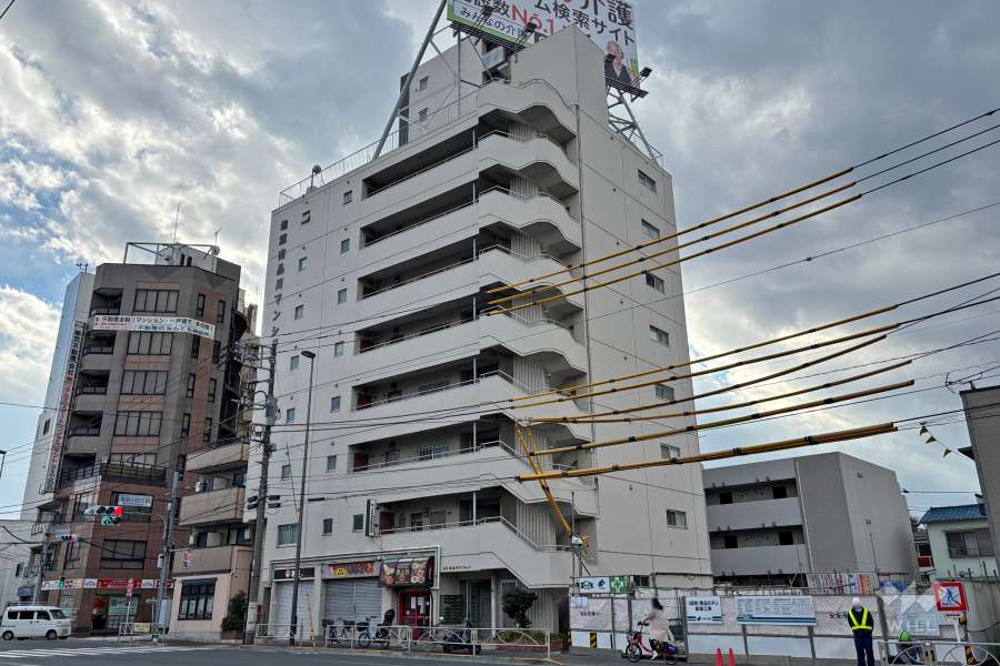 迦葉南品川マンションの外観（北東側から）