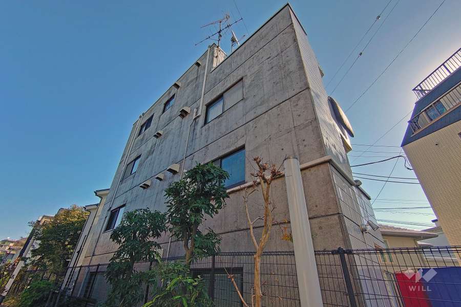 セントラル不動前の外観（西側から）