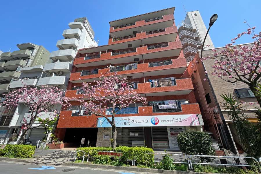 シャンボール第3大森の外観（南東側から）