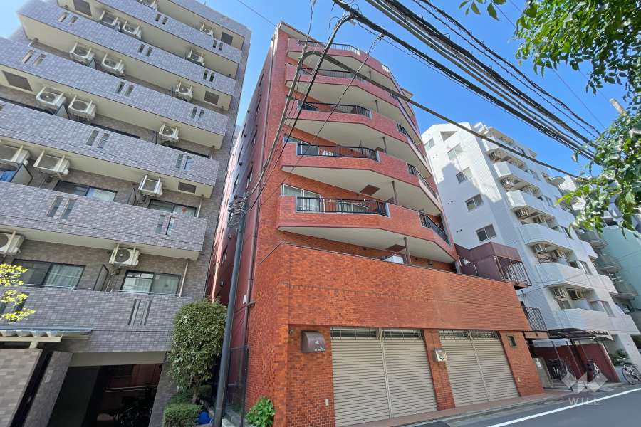 シャンボール第3大森の外観（北東側から）