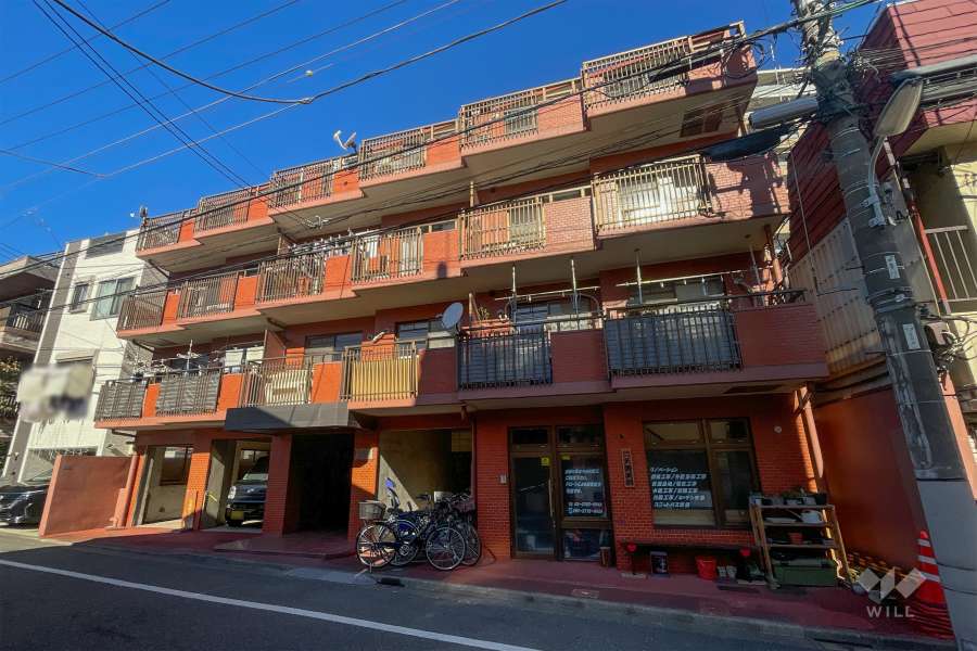 セザール中延の外観（南東側から）