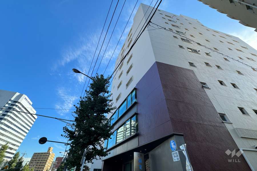 ハイツ旗の台の外観（西側から）