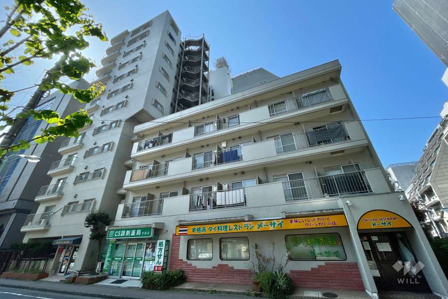 大森ハイツの外観（北西側から）