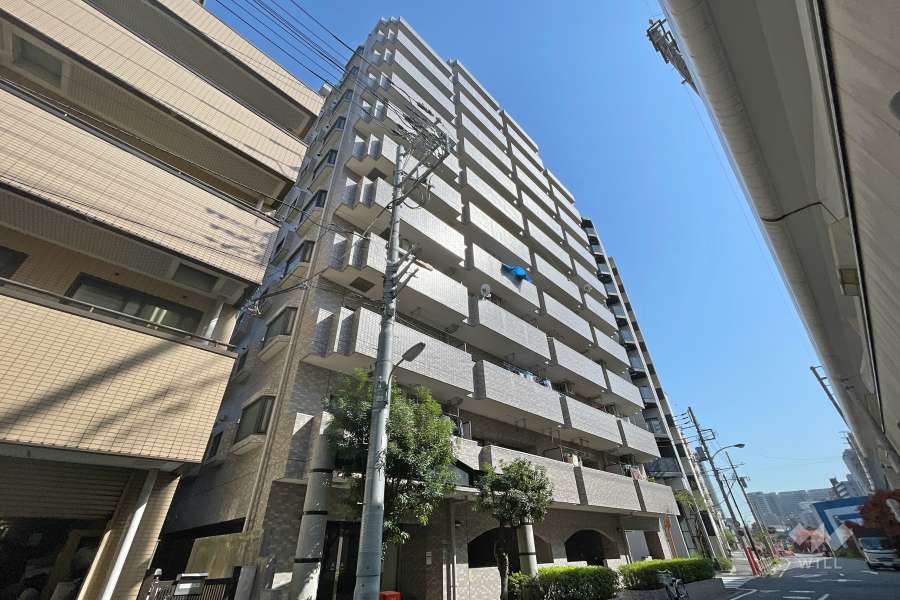 グランイーグル南大井の外観（北西側から）