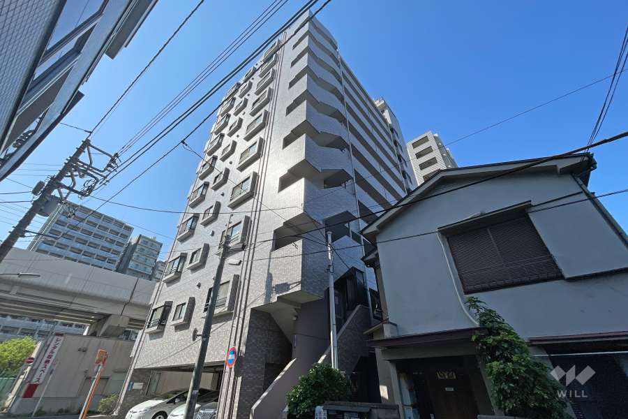 グランイーグル南大井の外観（南東側から）