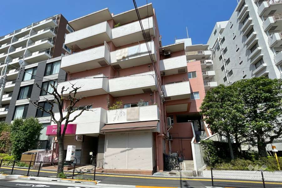 ハイツゼームス坂の外観（北東側から）