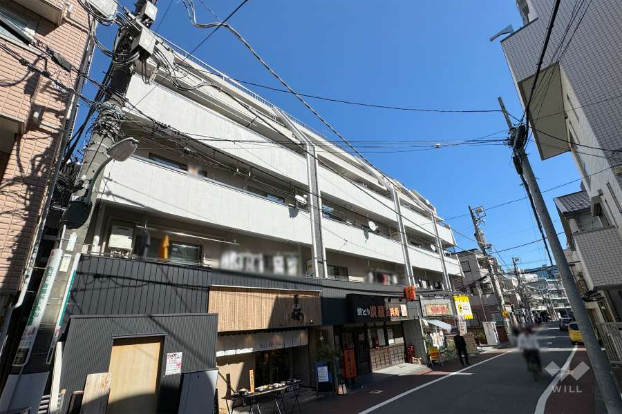 理研不動前ビルの外観（南西側から）