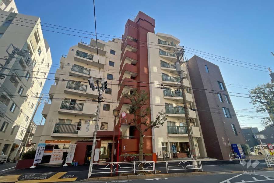 モナーク大井の外観（西側から）