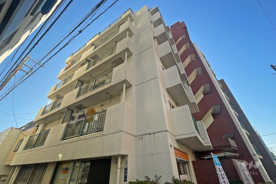 モナーク大井の外観（北西側から）