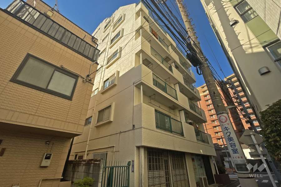 モナーク大井の外観（北東側から）