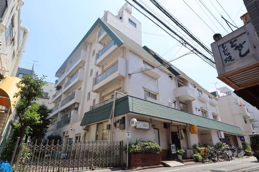 西小山ハイツの外観（北側から）
