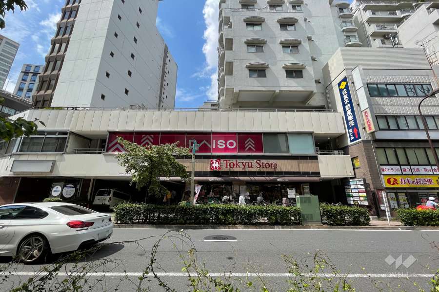目黒西口マンション１号館の外観（東側から）