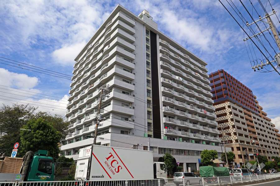 クレールメゾン品川の外観(南東側から)