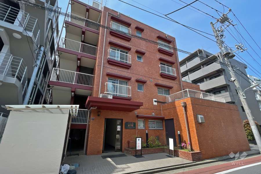 ライオンズマンション馬込第2の外観（北東側から）