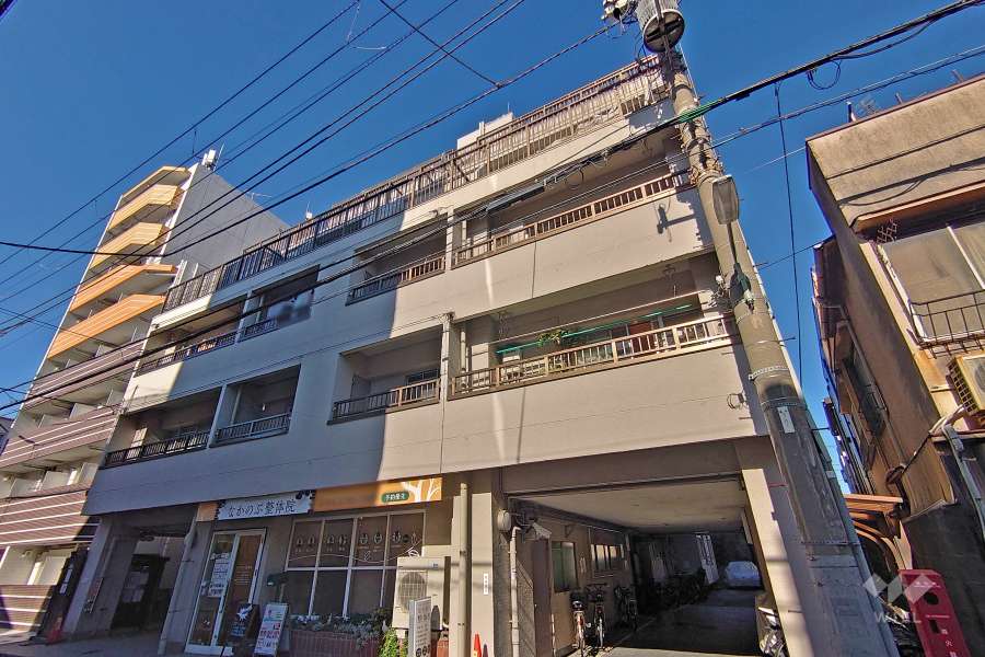 戸越公園マンションの外観（南東側から）